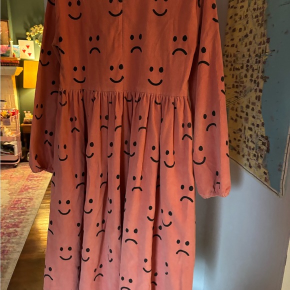 Lazy Oaf Corduroy Happy Sad Dress (UK 6/US 2)- no longer made - Picture 3 of 6